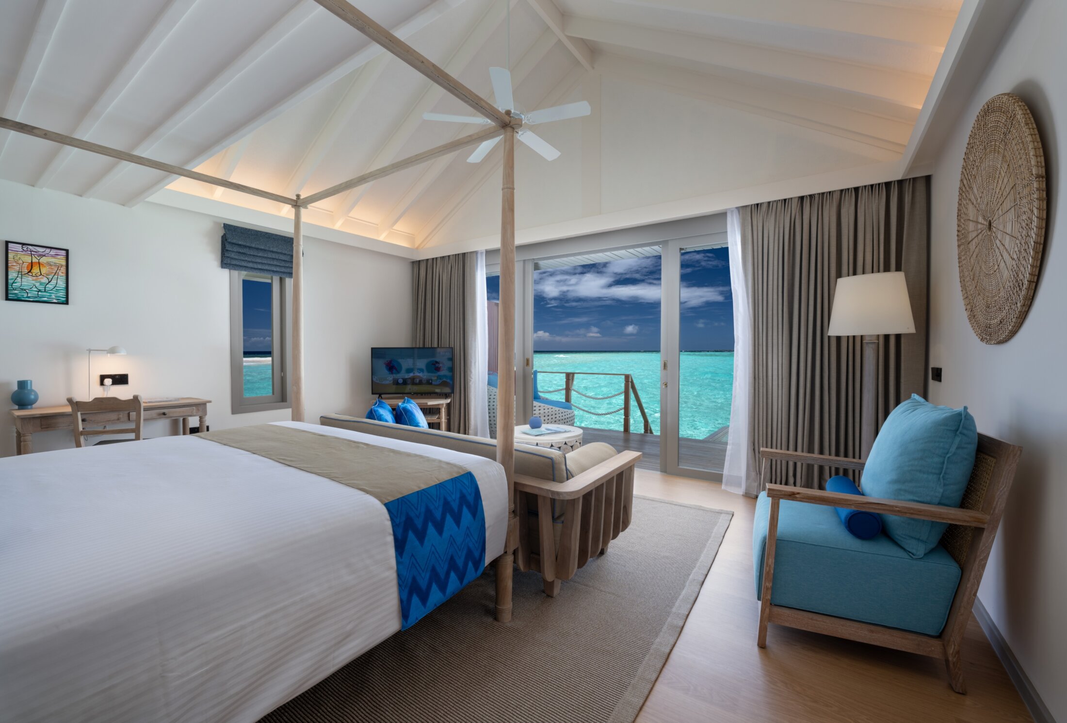 Cora Cora Maldives – Lagoon Villa mit Blick über das Wasser