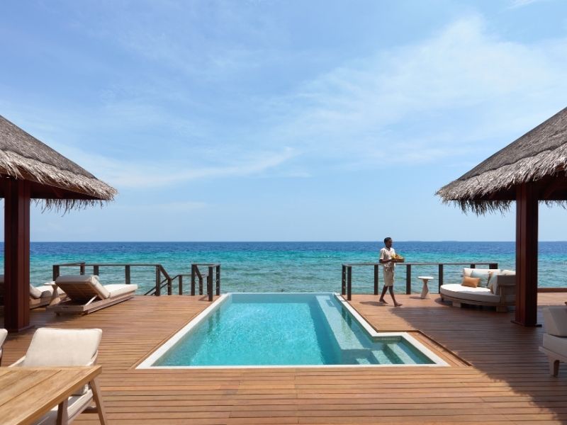 Überwasser-Pavillon mit Pool und zwei Schlafzimmern - Bild 2