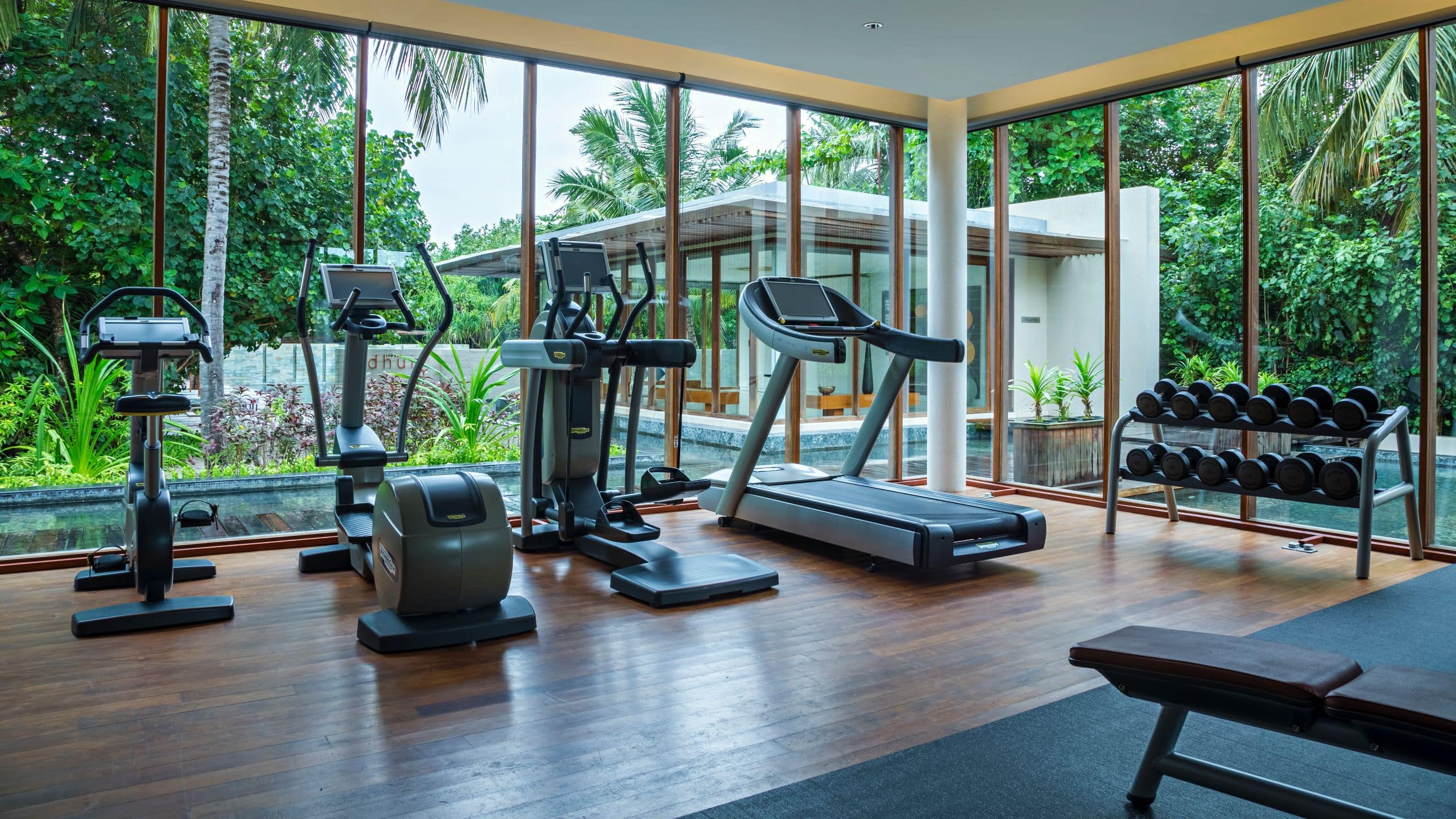 Fitness auf der Insel