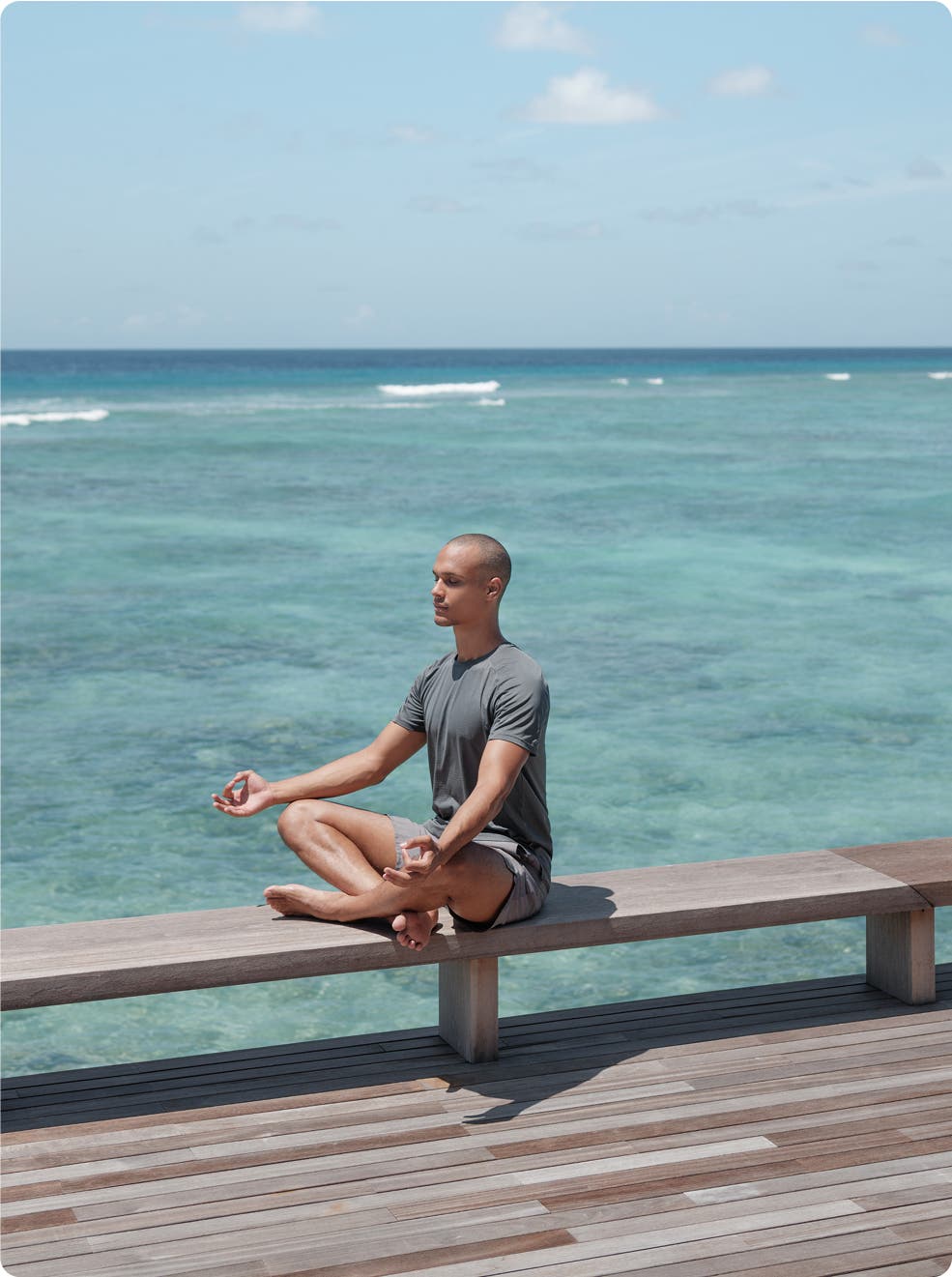 Meditation am Meer