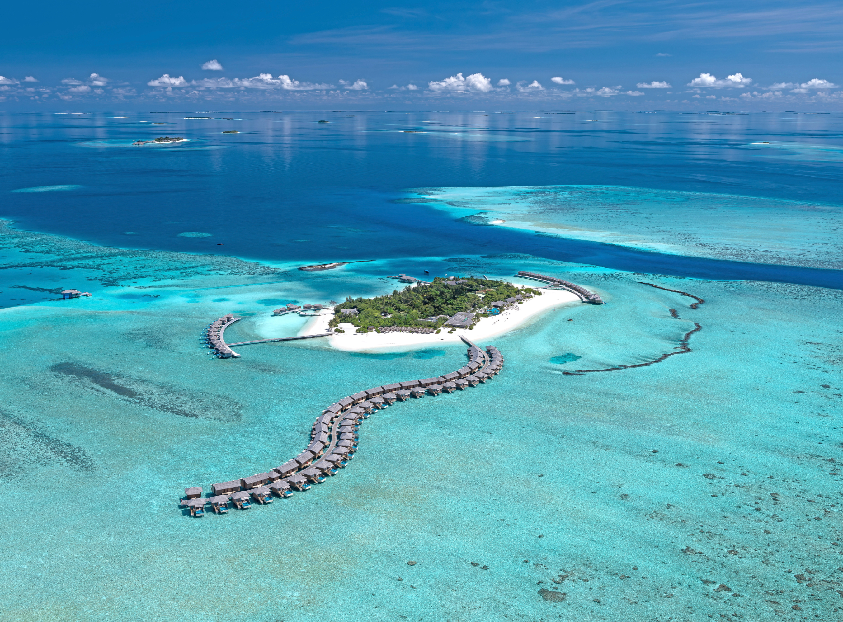 You & Me Maldives aus der Luft