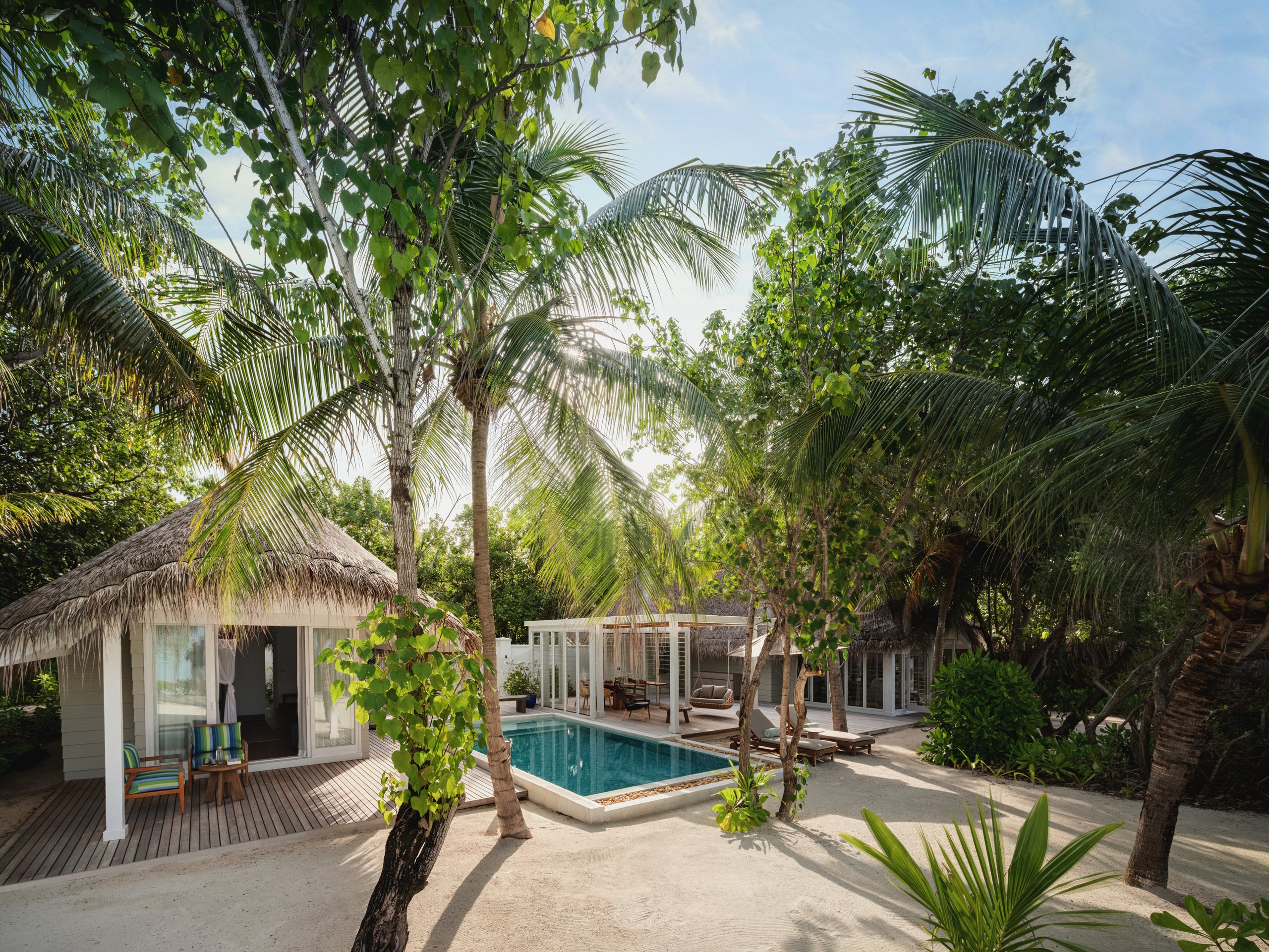 Beach Villa mit Pool und zwei Schlafzimmern
