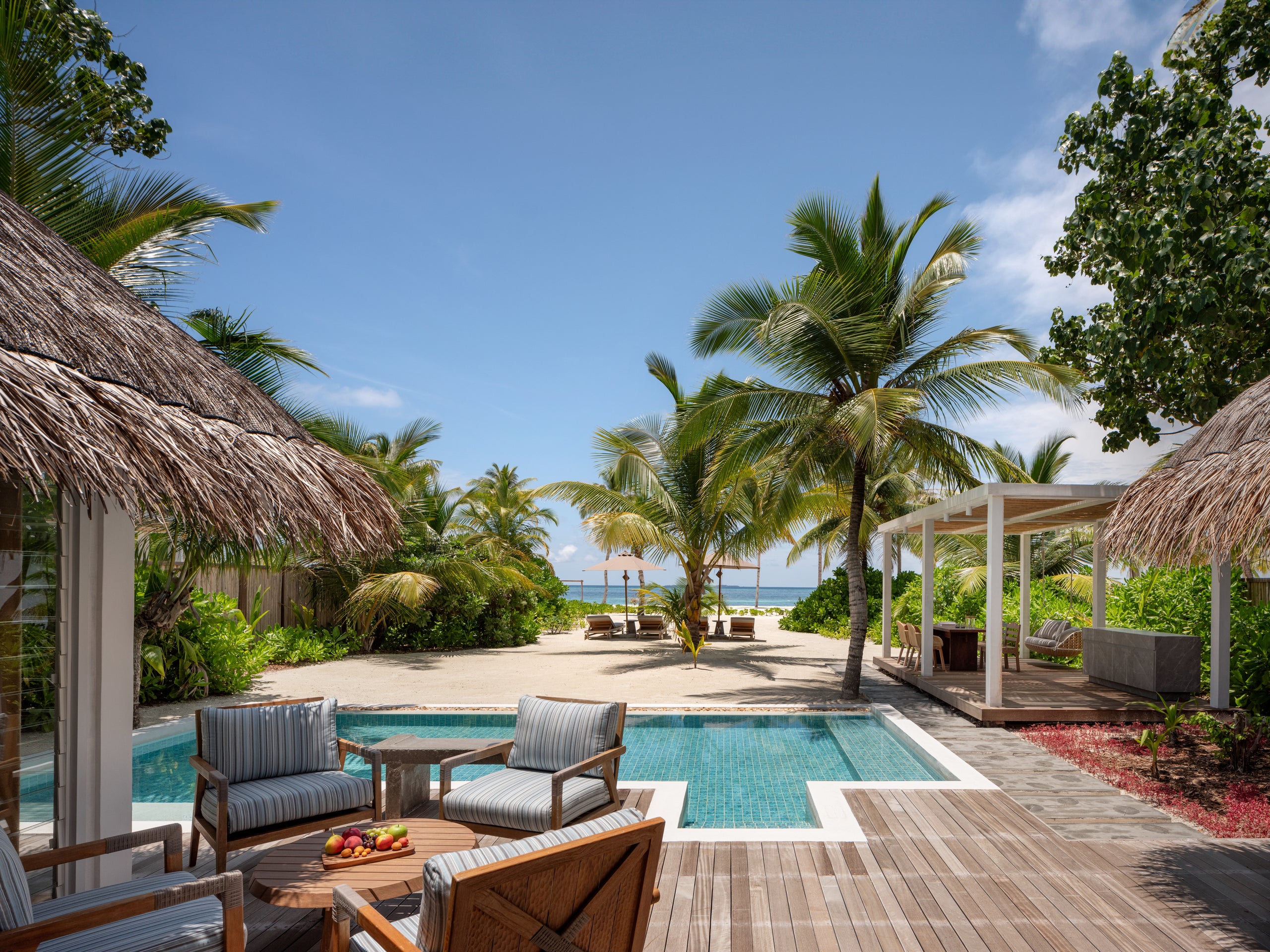 Beach Villa Suite mit Pool und zwei Schlafzimmern