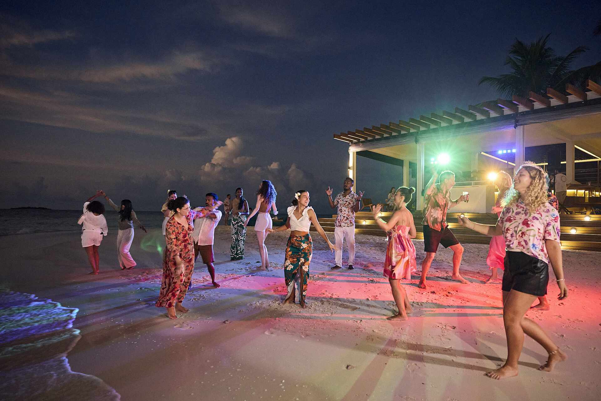 Beach Party auf der Insel