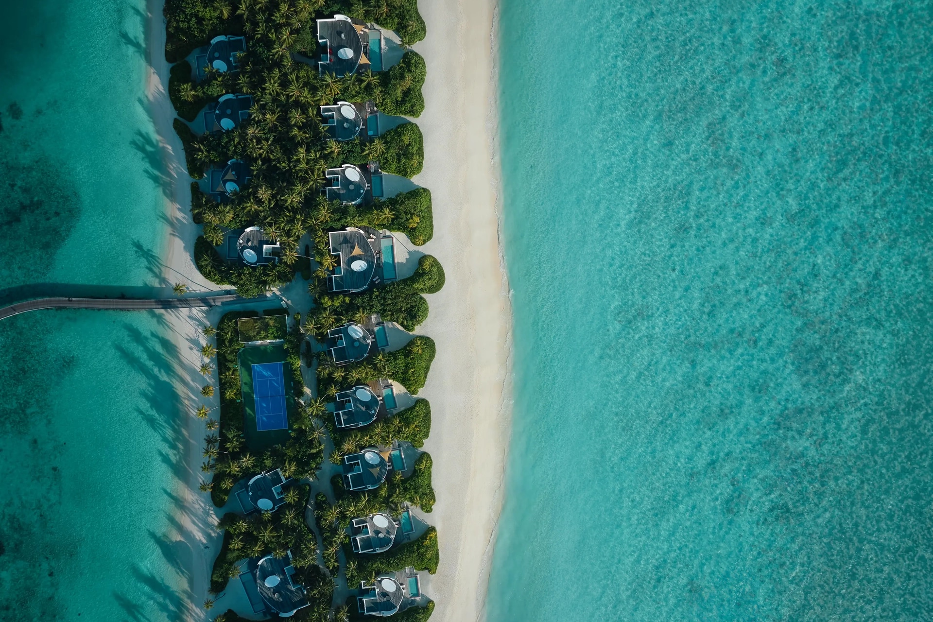 Beach-Residence am türkisfarbenen Wasser