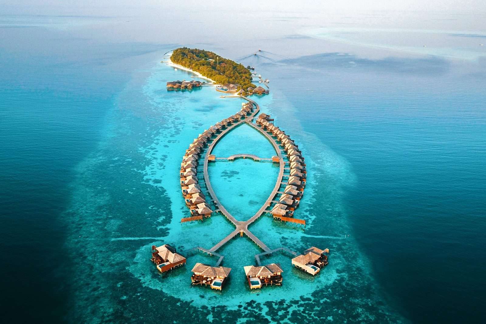 Lily Beach aus der Luft