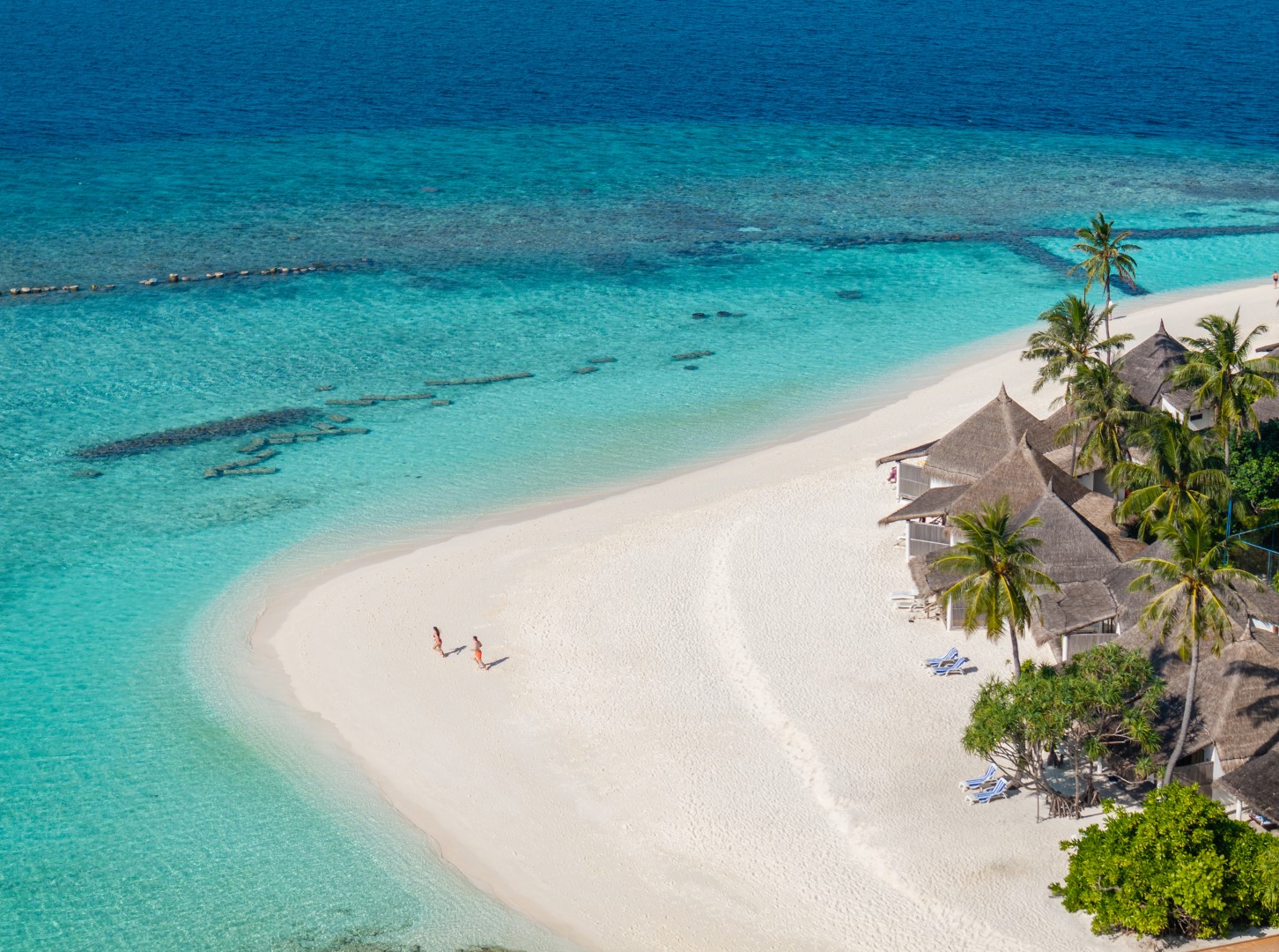 Strandabschnitt von Angaga Island