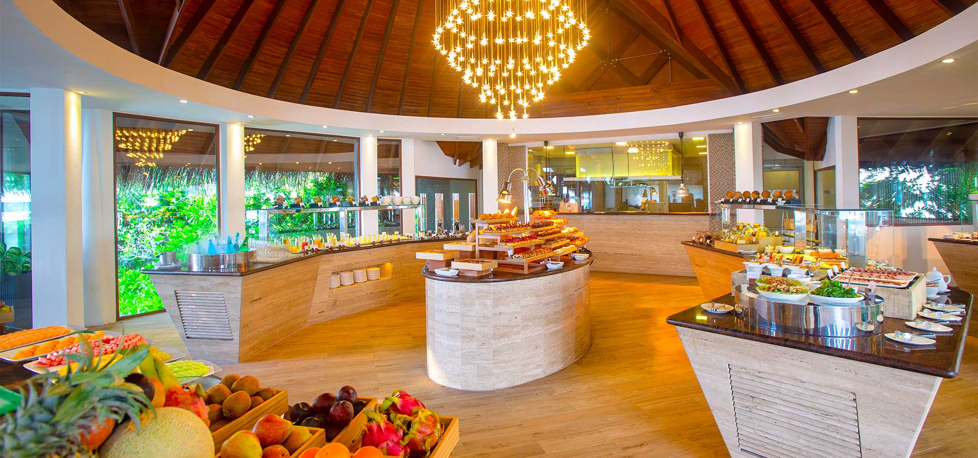 Baros Maldives – Frühstücksbereich