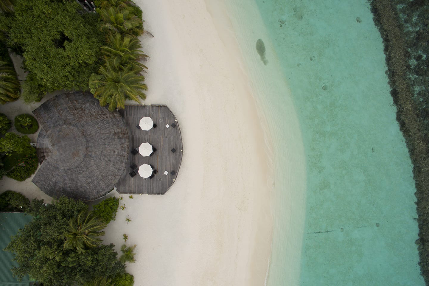 Beach Bar auf Angaga Island