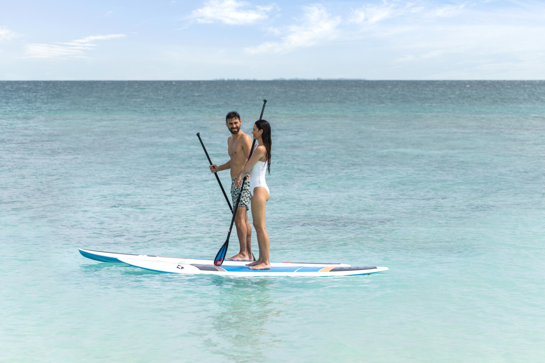 Stand-up-Paddling in der Lagune