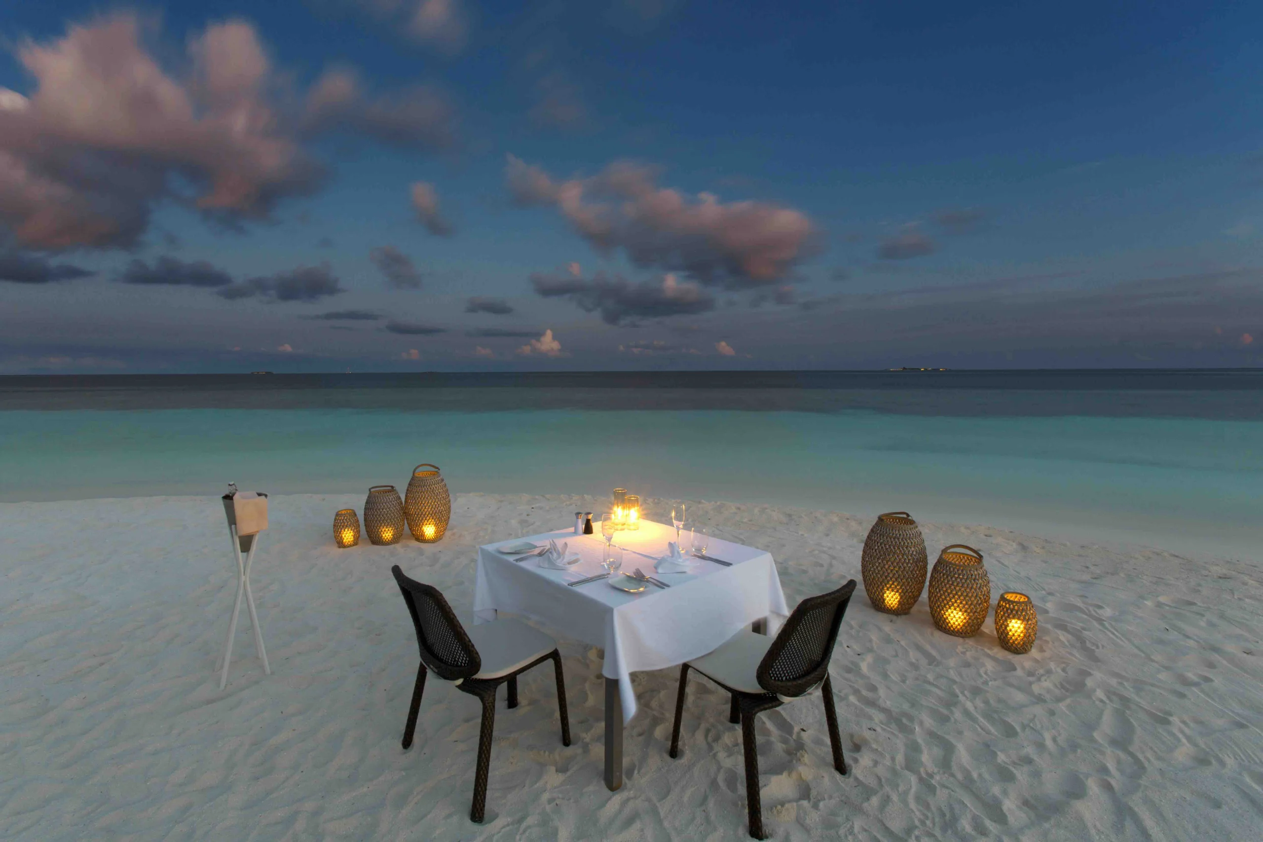 Privates Dining am Meer