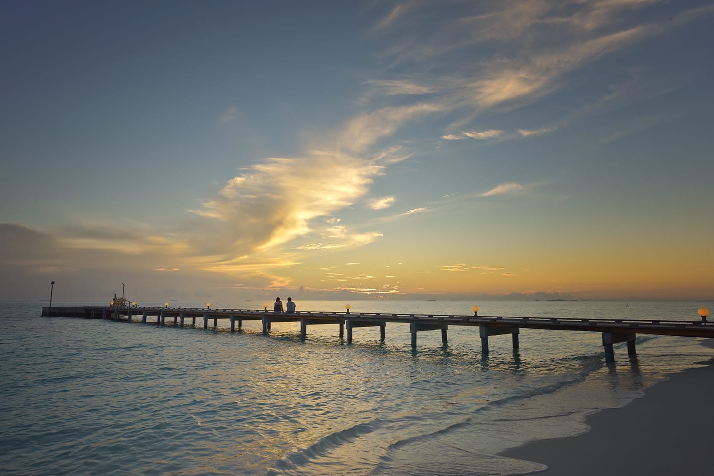 Morgenstimmung auf Angaga Island