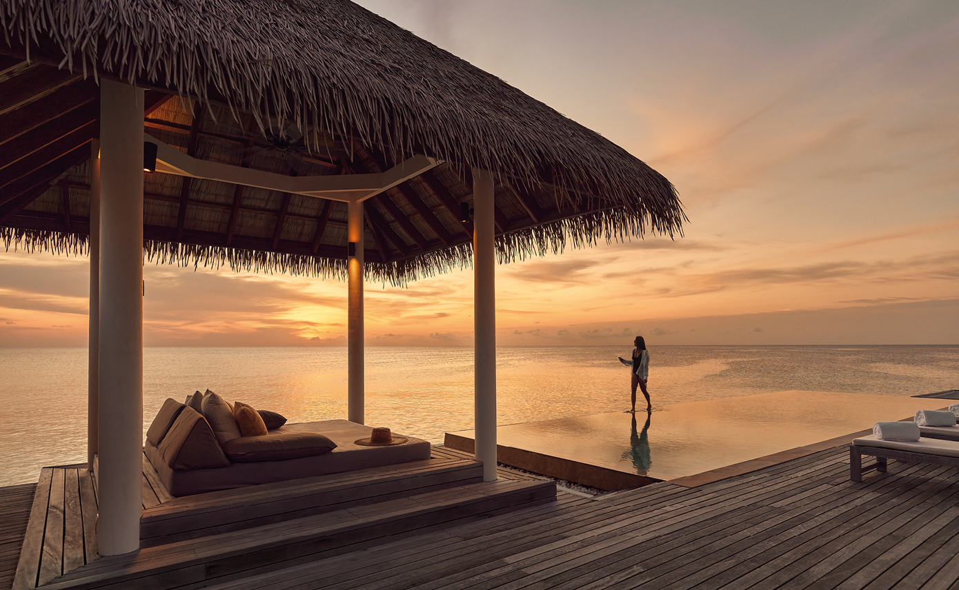 COMO Maalifushi – Abend am Overwater-Pavilion