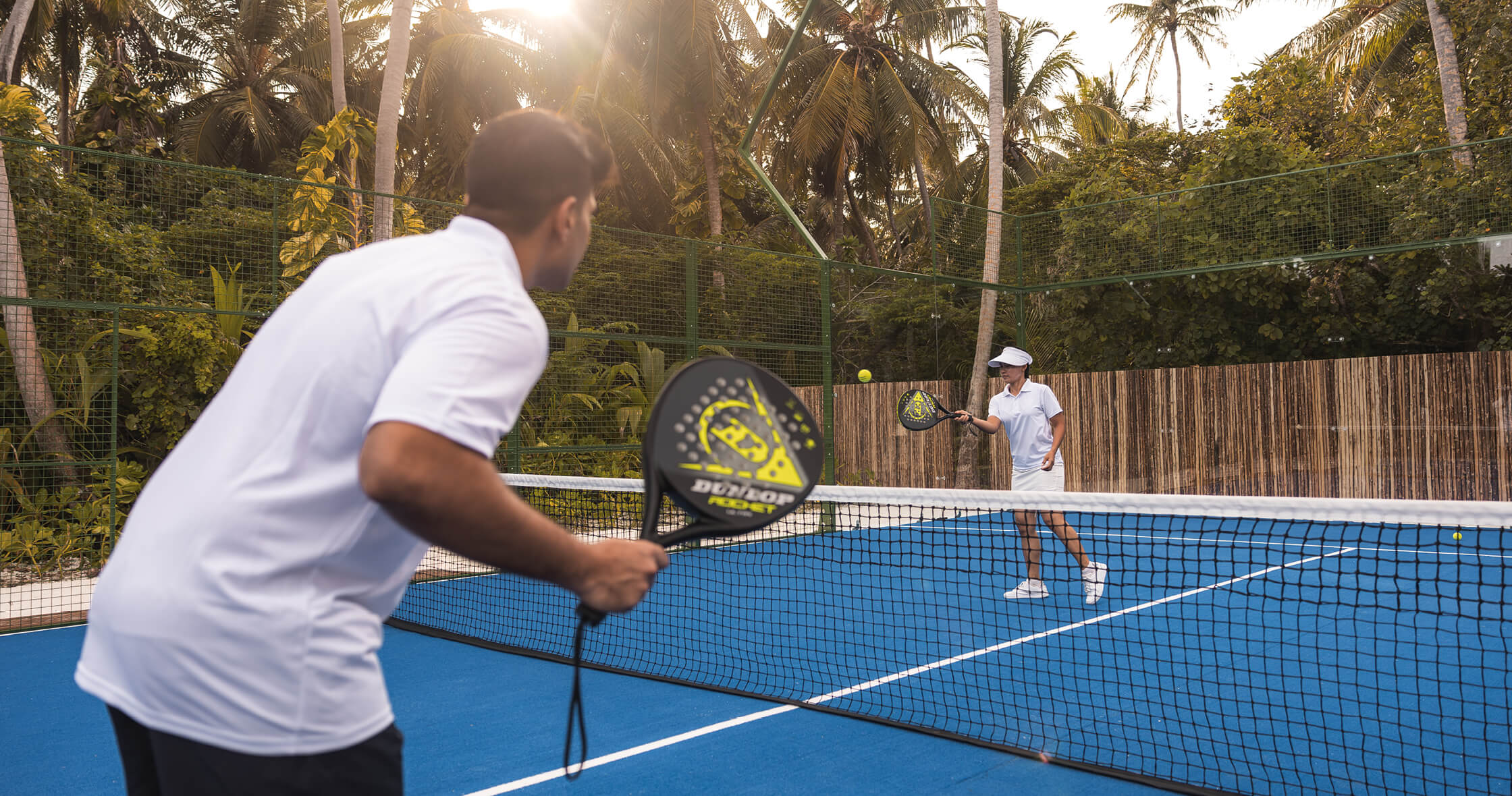 COMO Maalifushi – Tennis auf der Insel