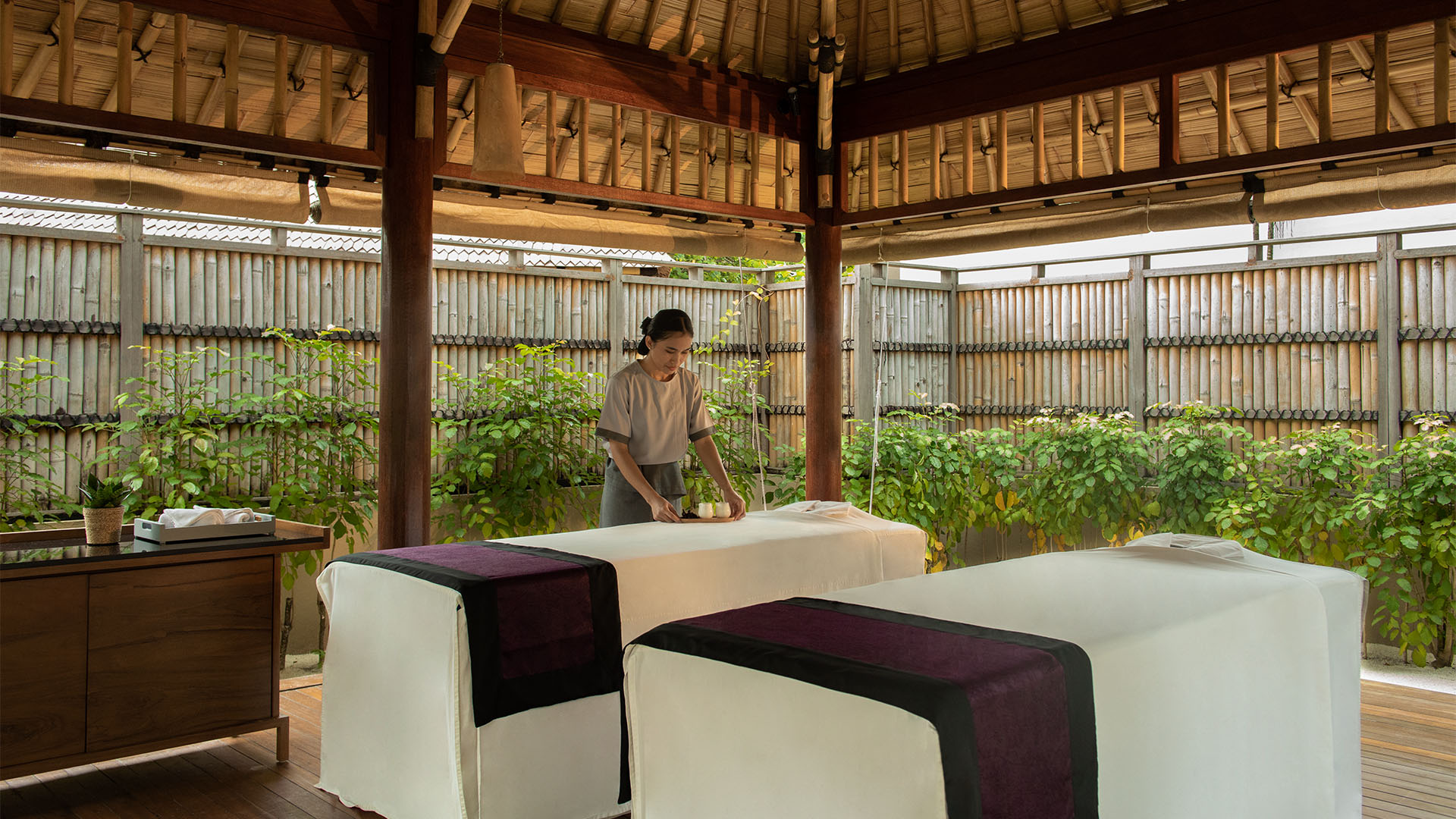 Behandlungsraum im 8lements Spa