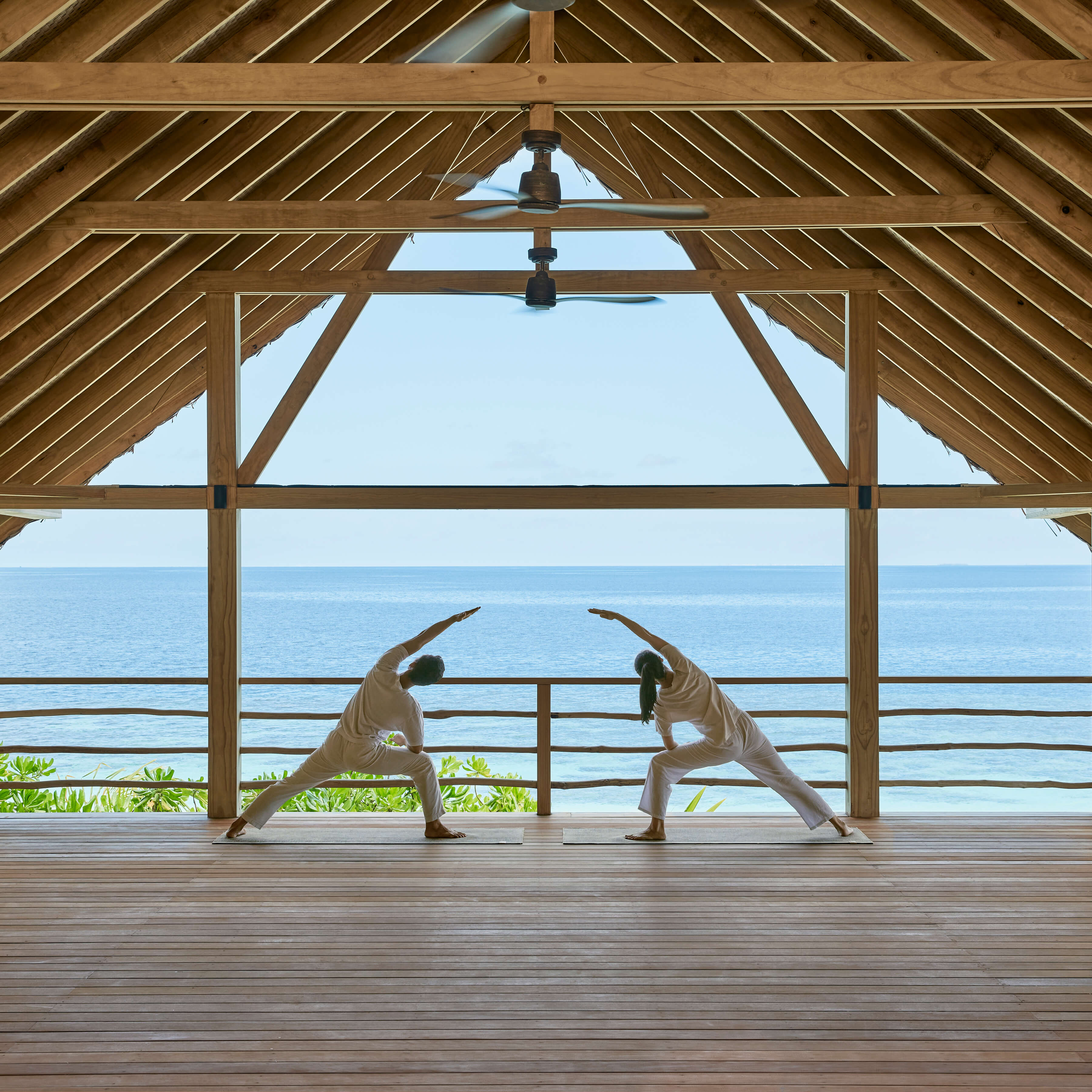 COMO Cocoa Island – Yoga mit Meerblick