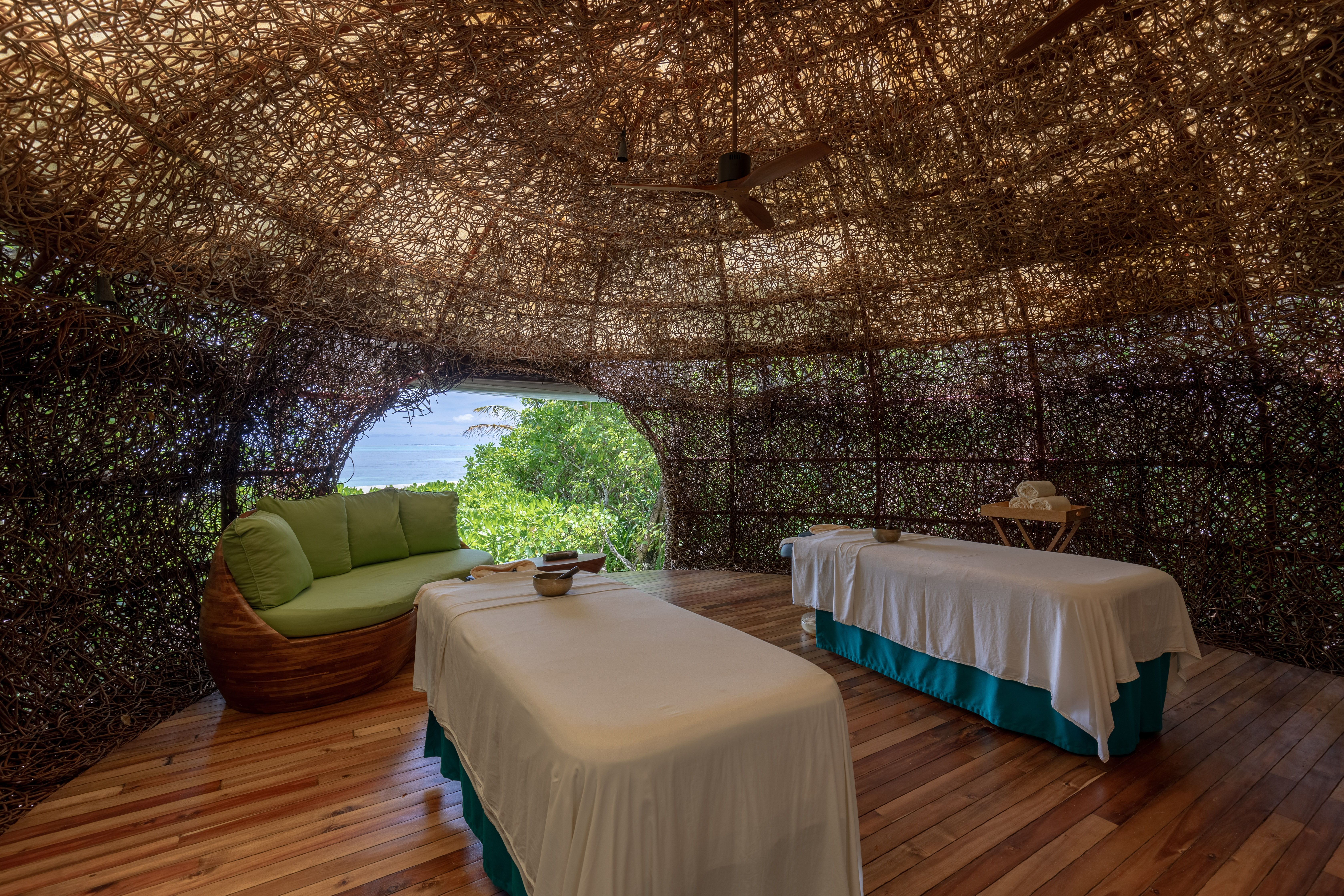 Behandlungsraum im Six Senses Spa