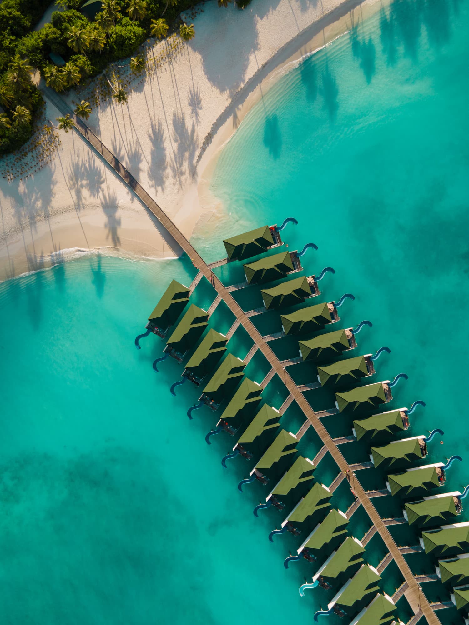 Wasservillen an der Lagune von Siyam World