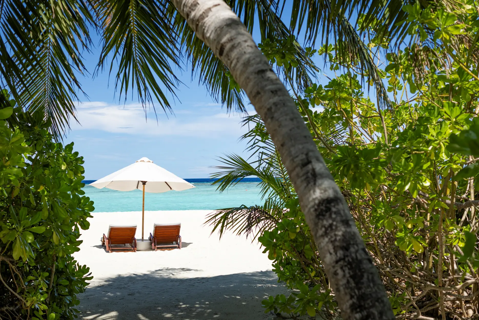Beach-Lounge am Strand