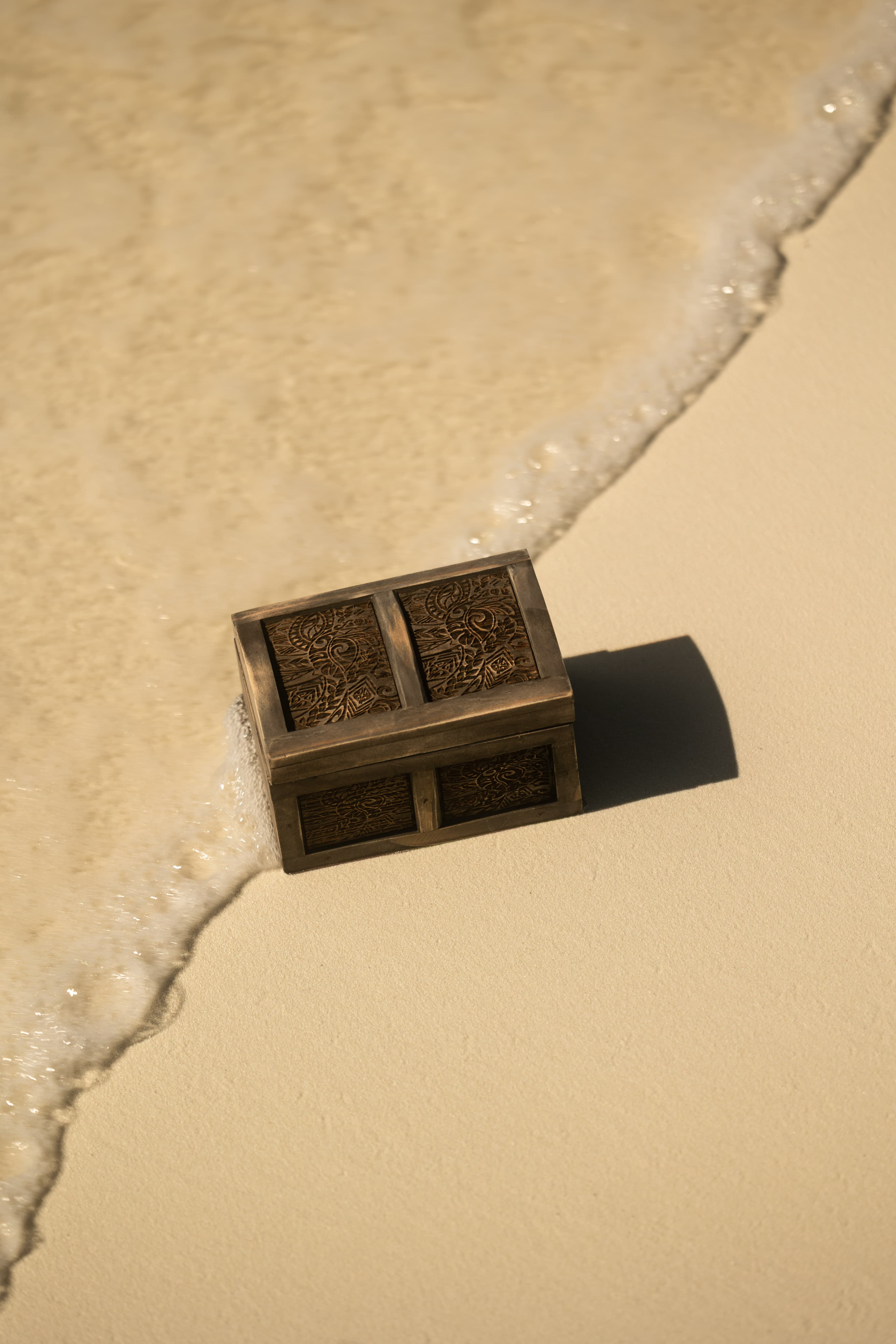 Private Sandbank aus der Luft