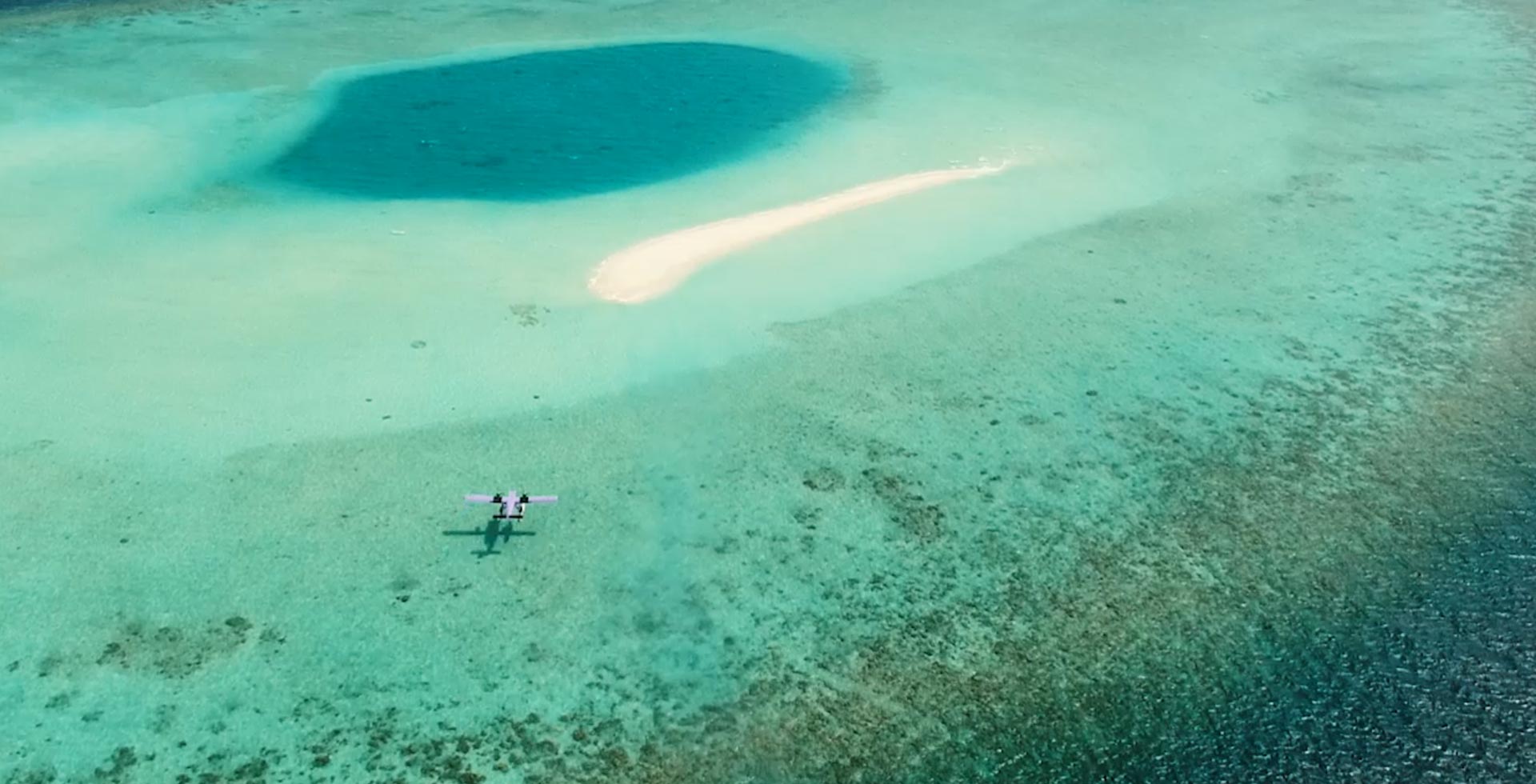 Ankunft in der Baa-Atoll-Lagune