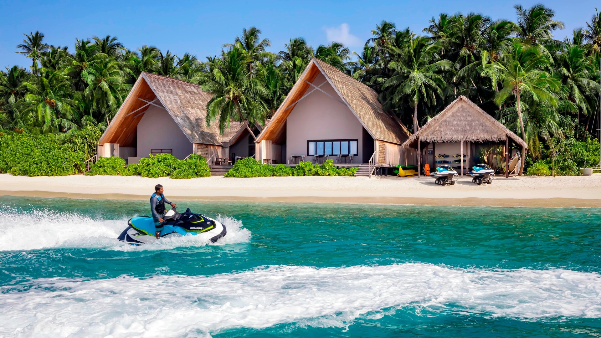 Wassersport vor Vommuli Island