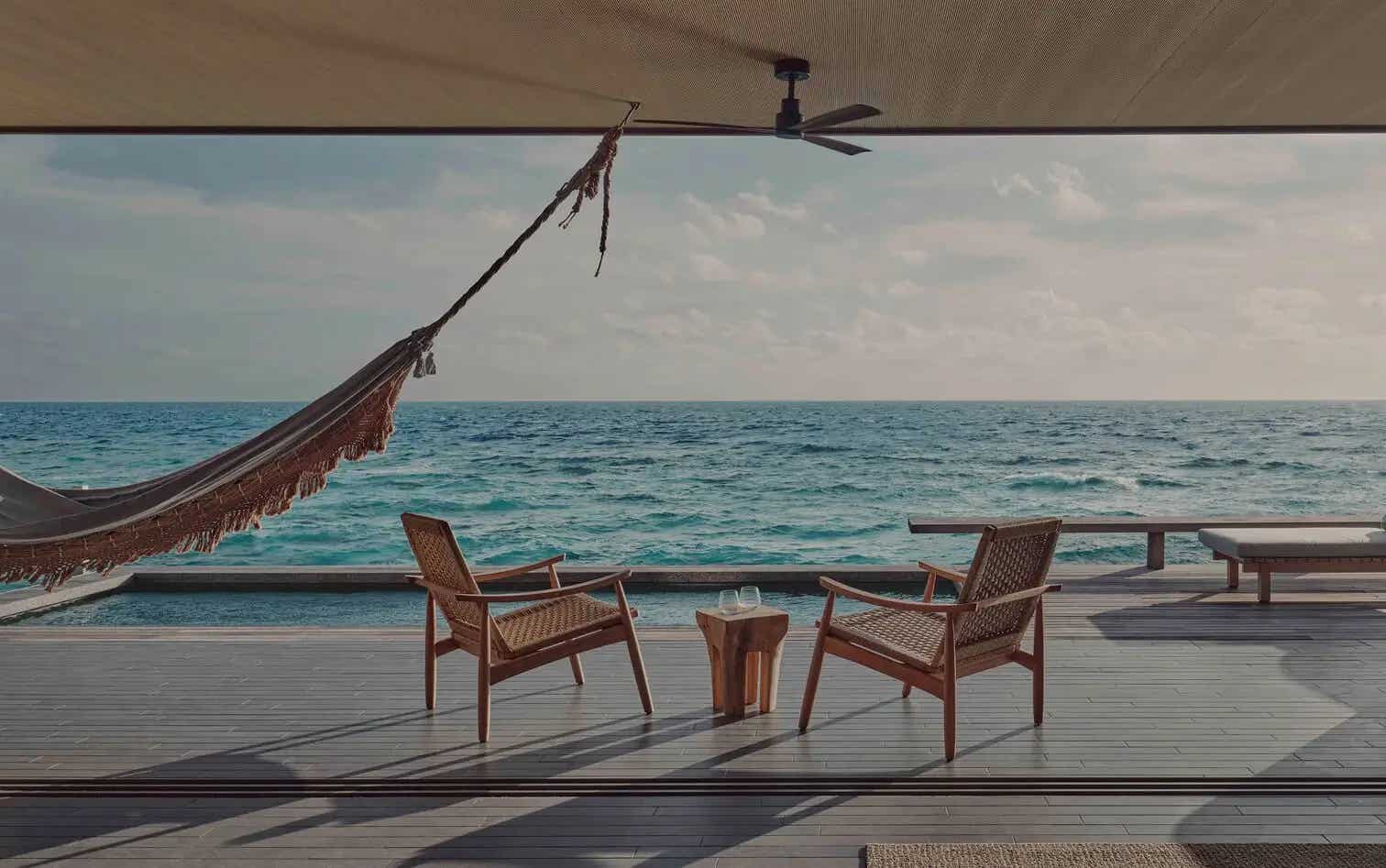 Terrasse am Meer