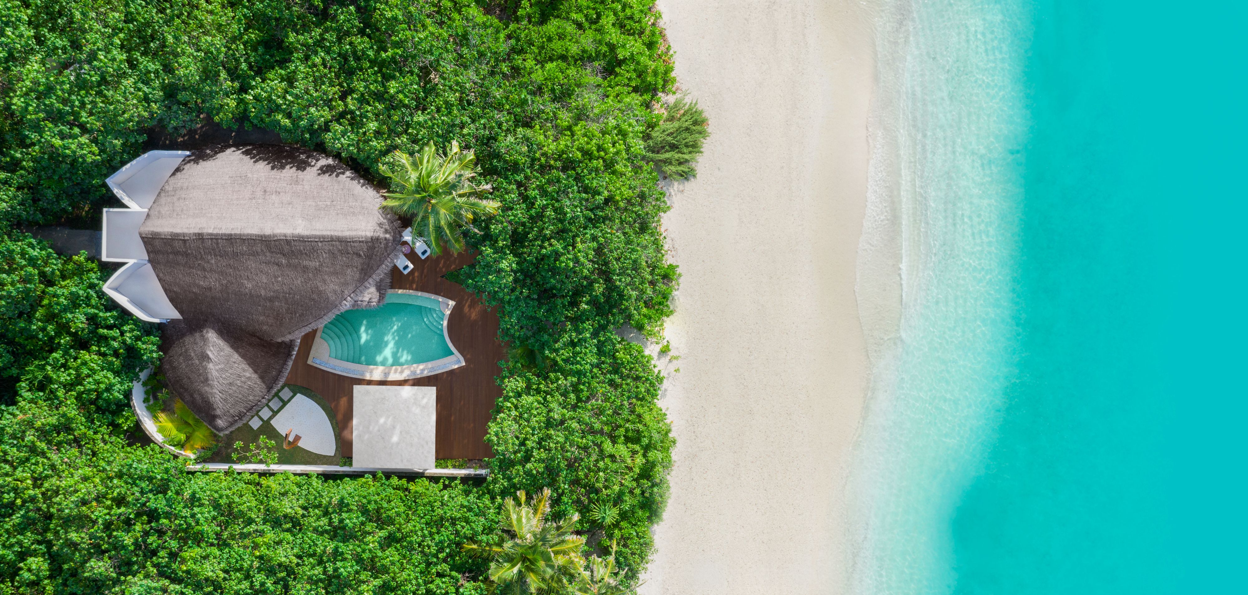 Strand-Poolvilla zum Sonnenaufgang - Bild 1