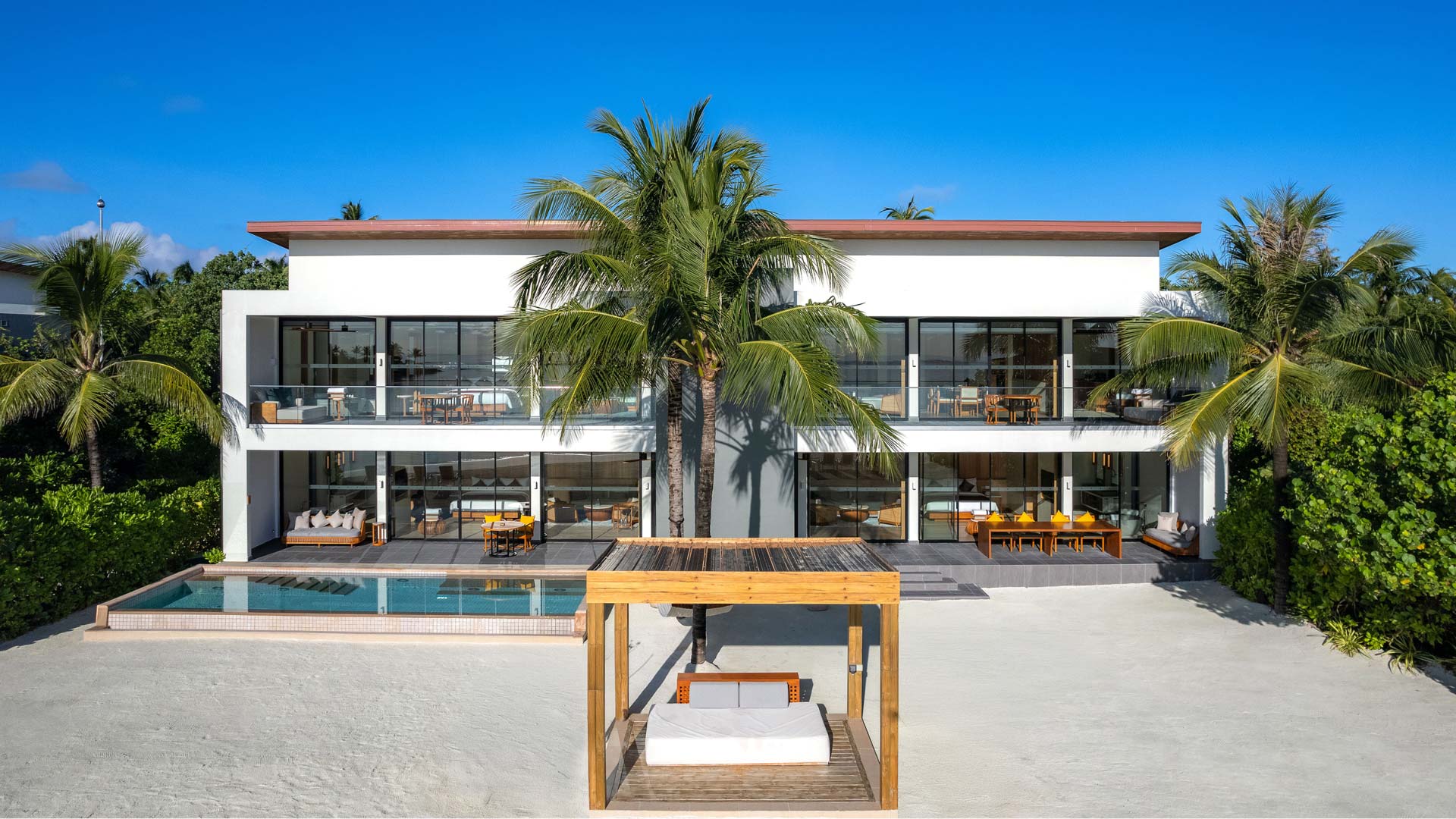 Strandresidenz mit privatem Pool und Cabana