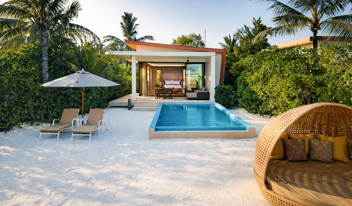 Sonnenaufgangs-Strandvilla mit privatem Pool - Bild 1