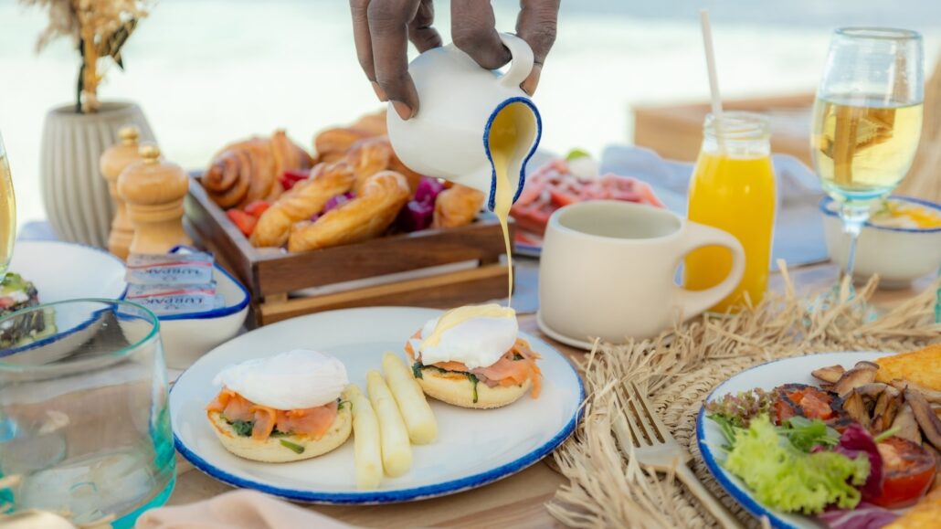 Privates Frühstück am Meer