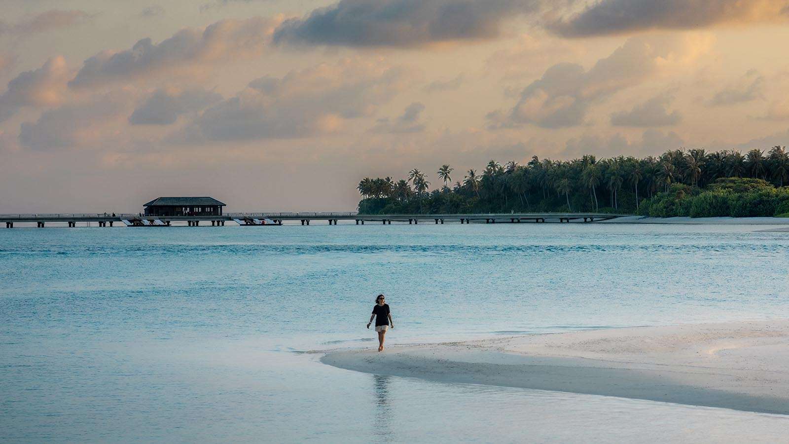 Ruhige Strandmomente am Abend