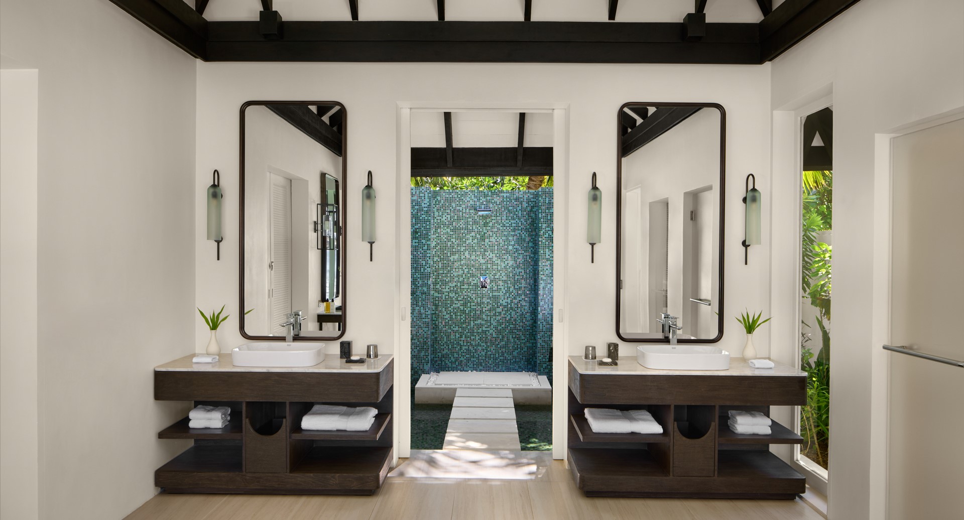 Badezimmer im Strandhaus