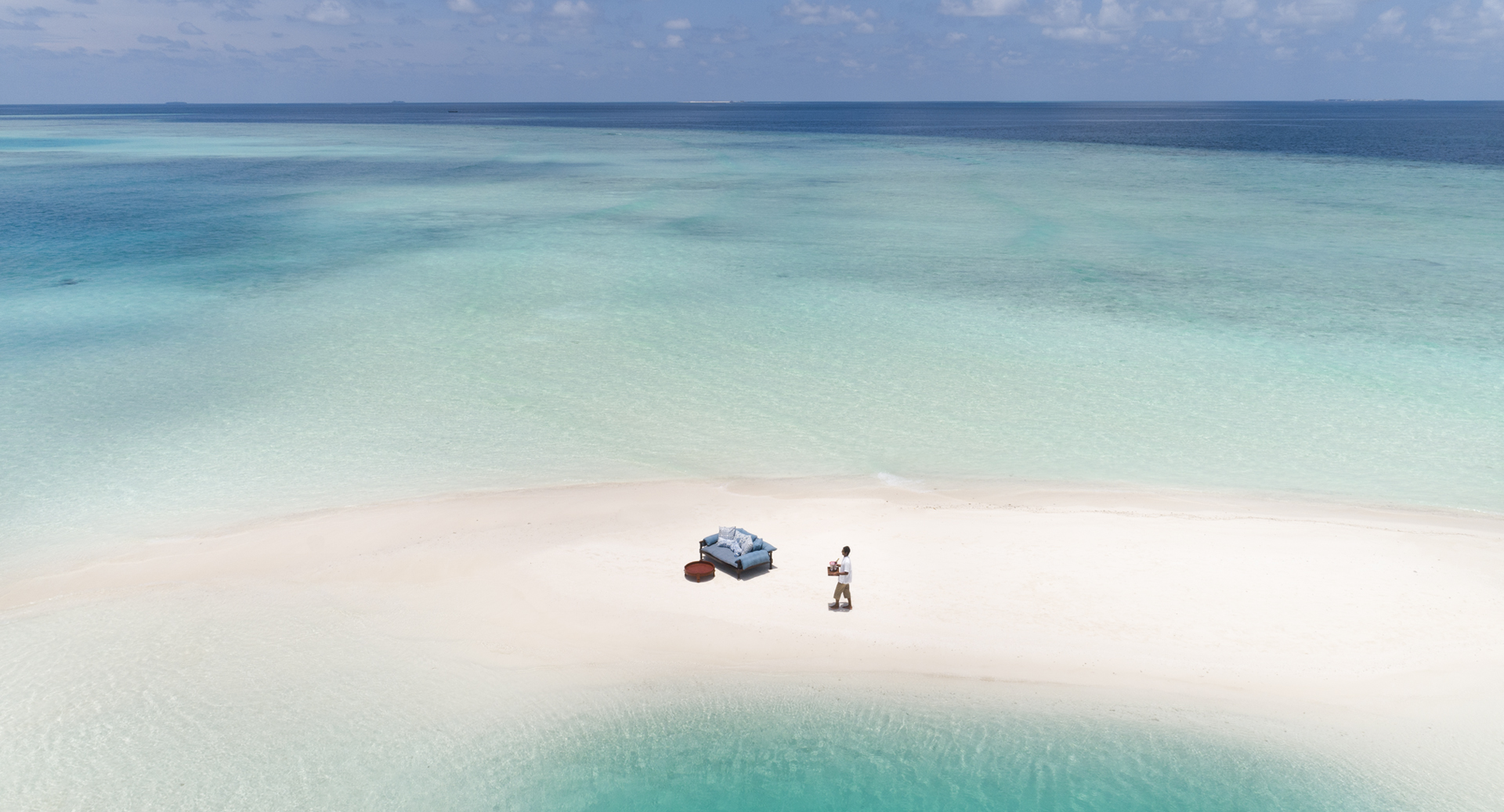 Privates Dinner auf der Sandbank