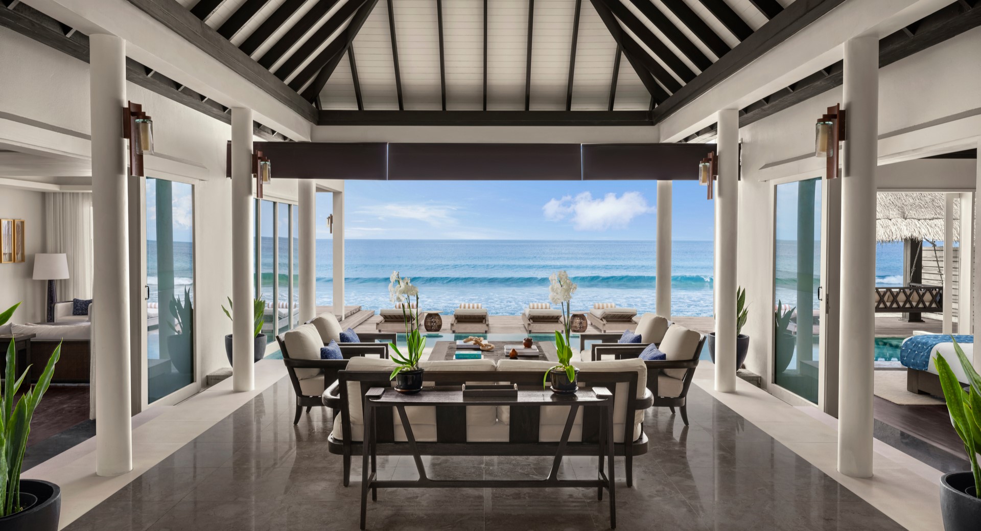 Wohnbereich der Strandresidenz