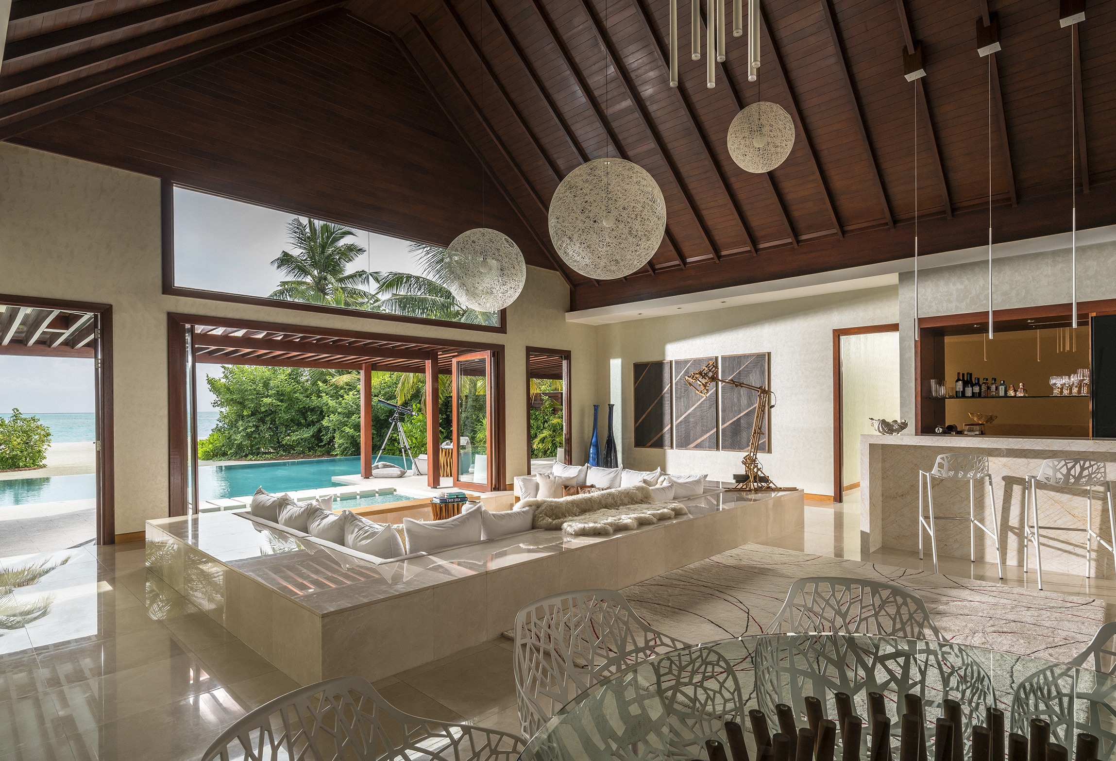Strandpoolpavillon mit drei Schlafzimmern - Bild 2