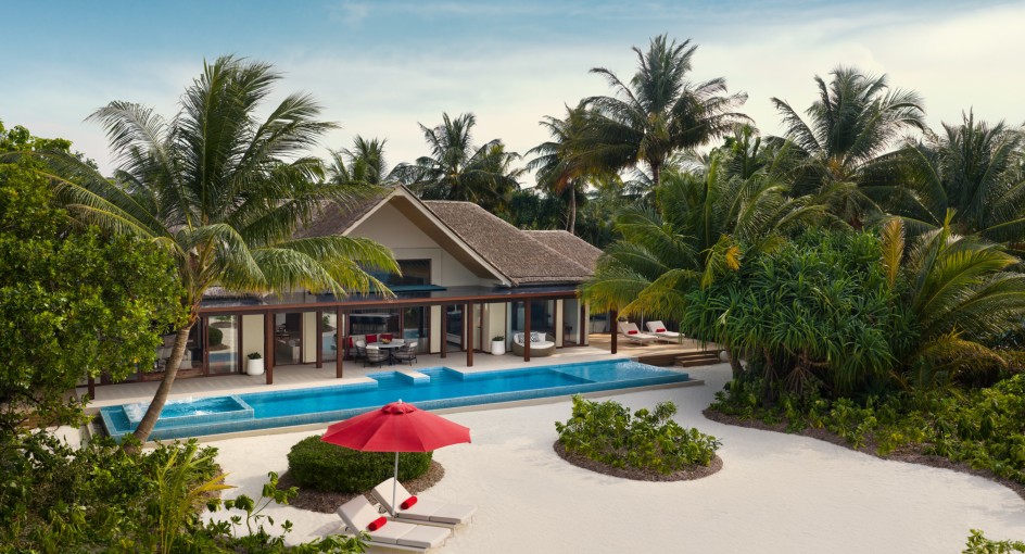 Strandpoolpavillon mit zwei Schlafzimmern - Bild 1