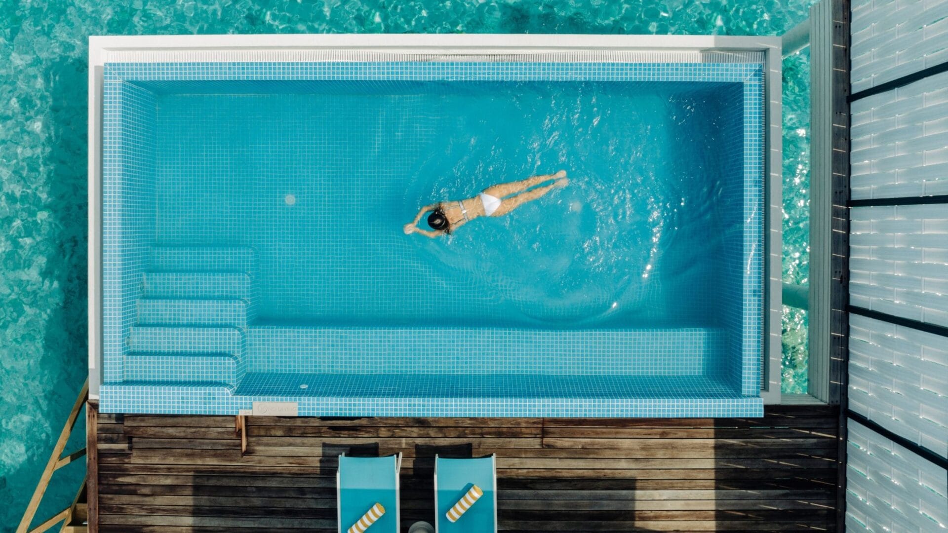 Entspannung im privaten Pool