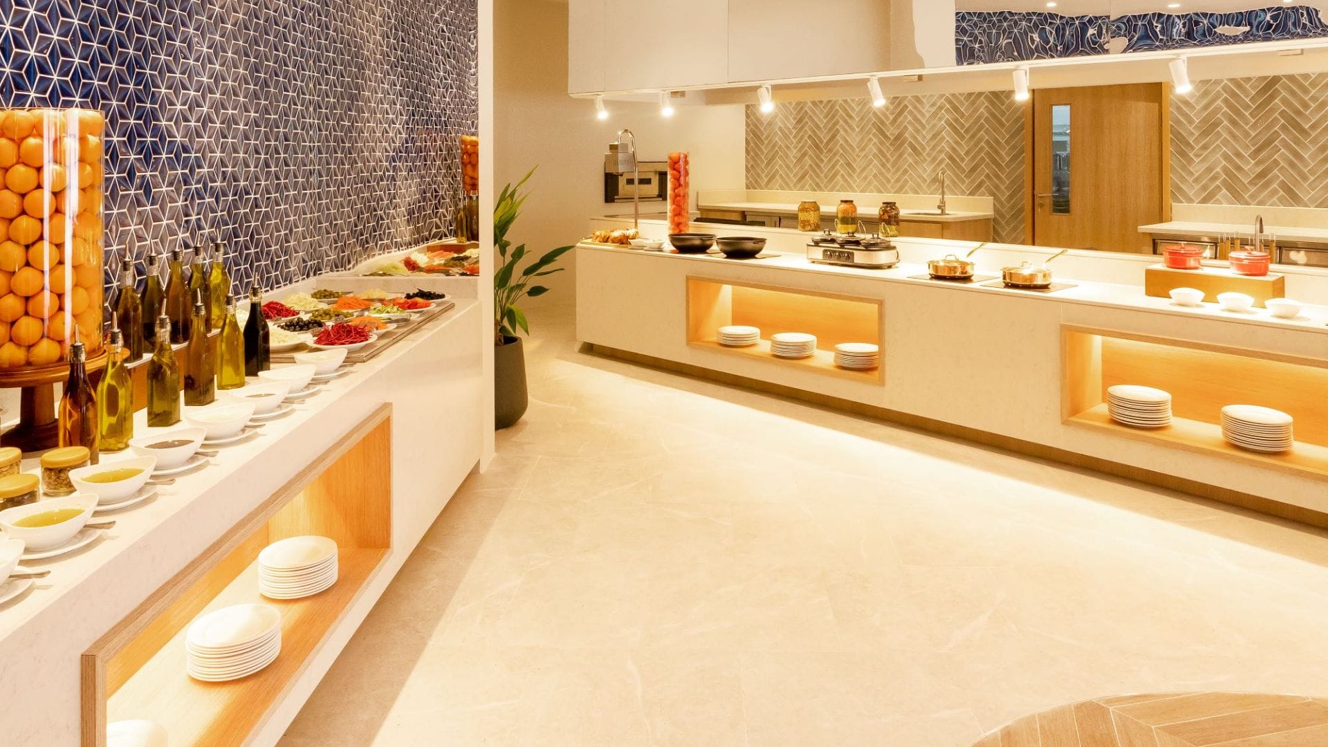 Buffetauswahl im Soul Kitchen
