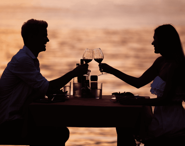 Privates Stranddinner unter den Sternen