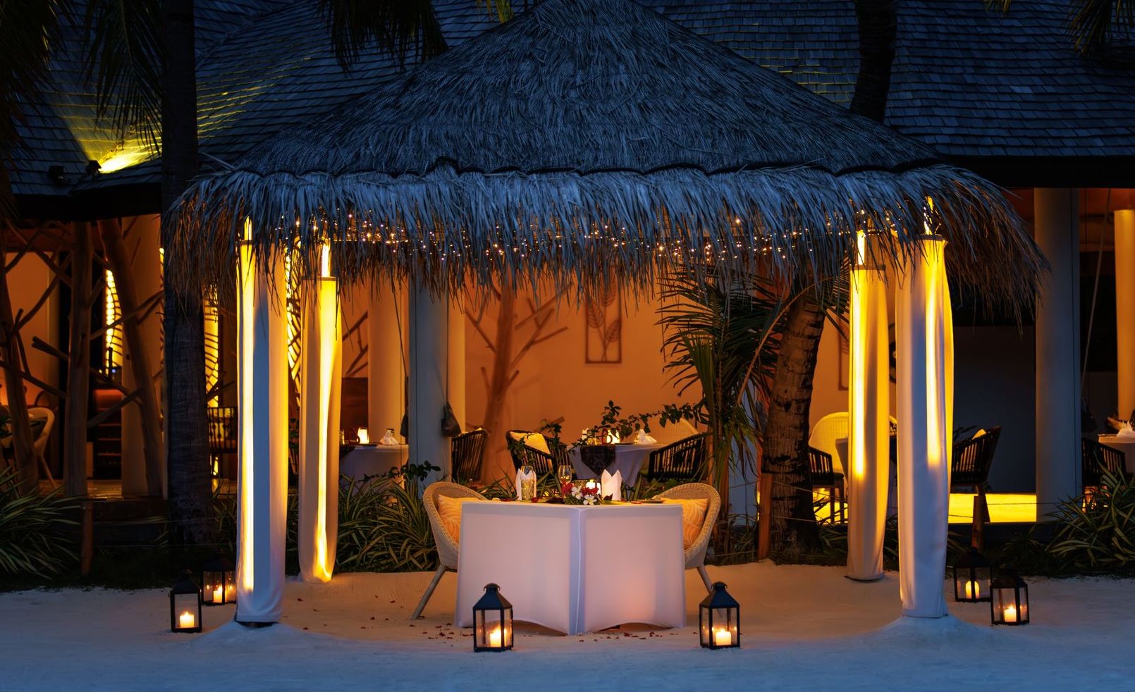 Romantic Dinner in the Maldives
