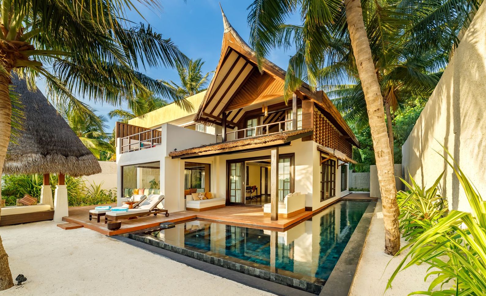 Strand-Poolresidenz auf Bolifushi
