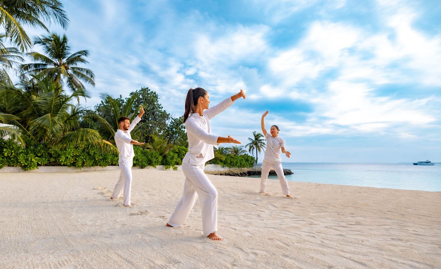 Tai-Chi am Strand