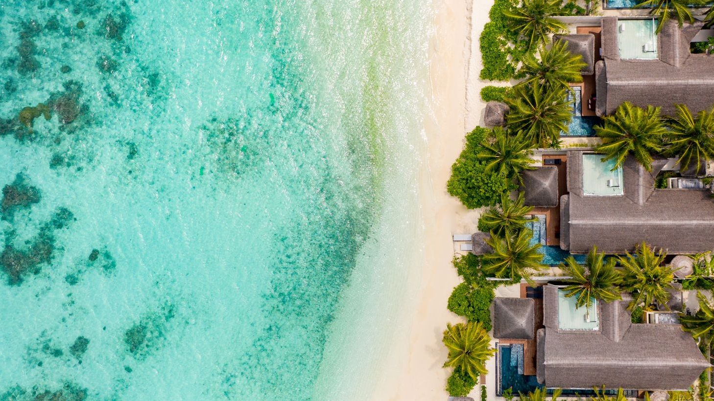 Strand-Poolpavillon mit zwei Schlafzimmern - Bild 1