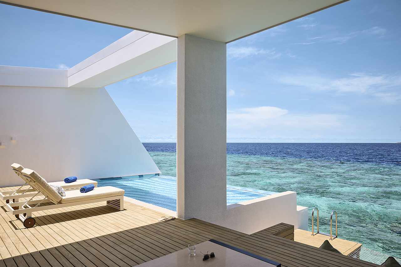 Funamadua Wasser-Villa mit Privatpool - Bild 1