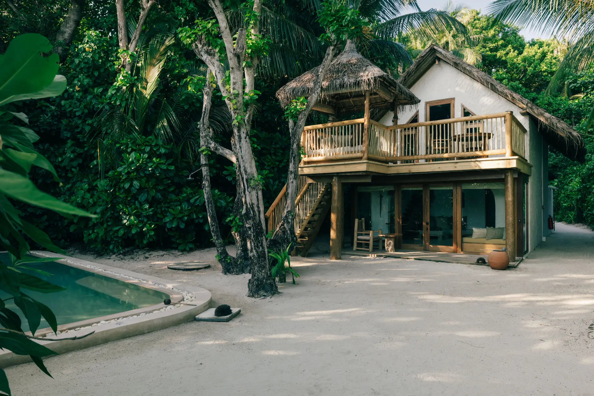 Crusoe-Villa mit Pool - Bild 1