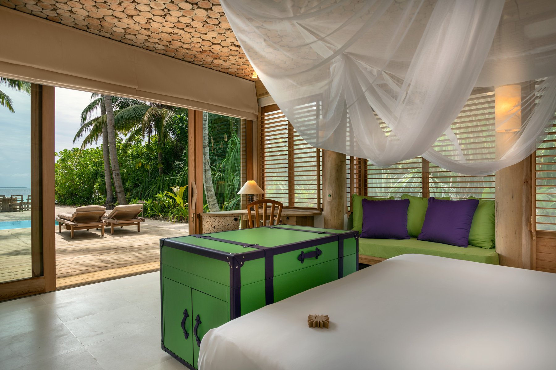 Crusoe-Residenz mit Pool und zwei Schlafzimmern - Bild 2