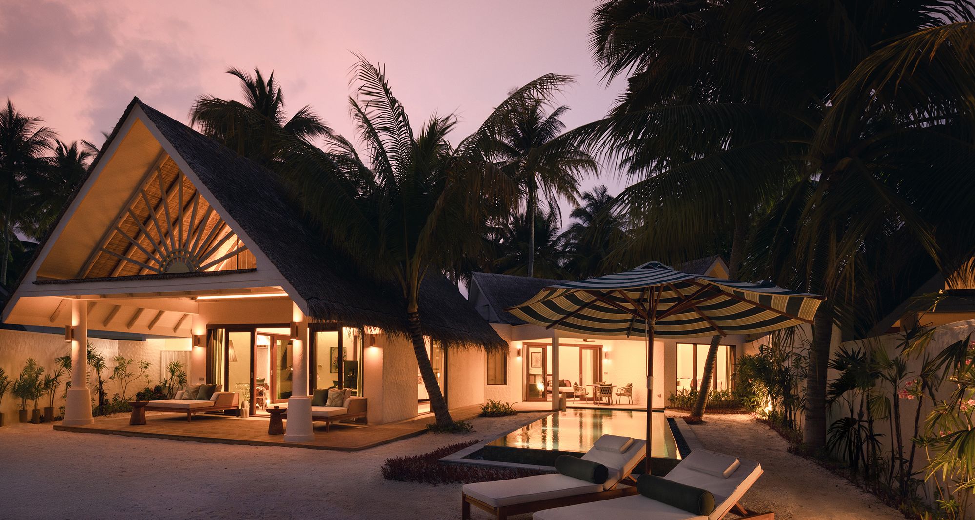 Familien-Strandpoolvilla mit zwei Schlafzimmern - Bild 1