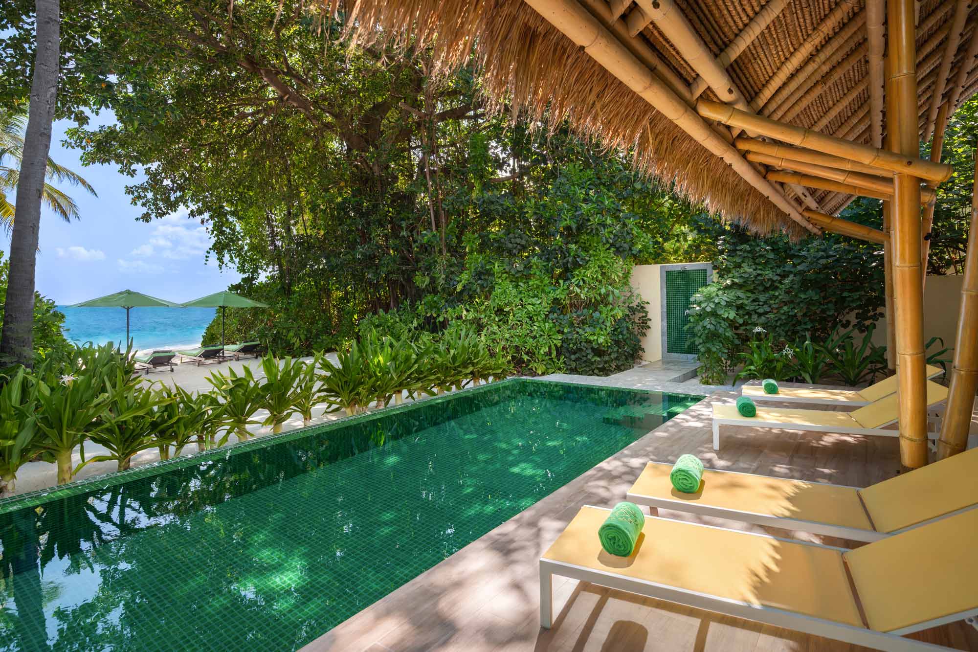 Familien-Strandvillen mit Pool und zwei Schlafzimmern - Bild 2