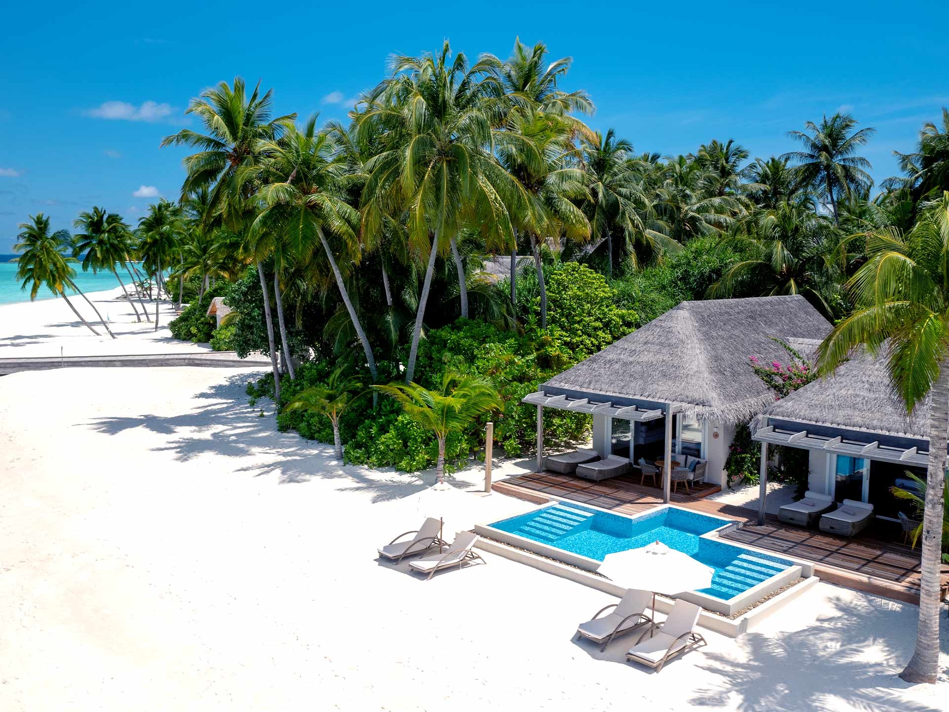 Familien-Strandvilla mit zwei Schlafzimmern und Pool - Bild 3